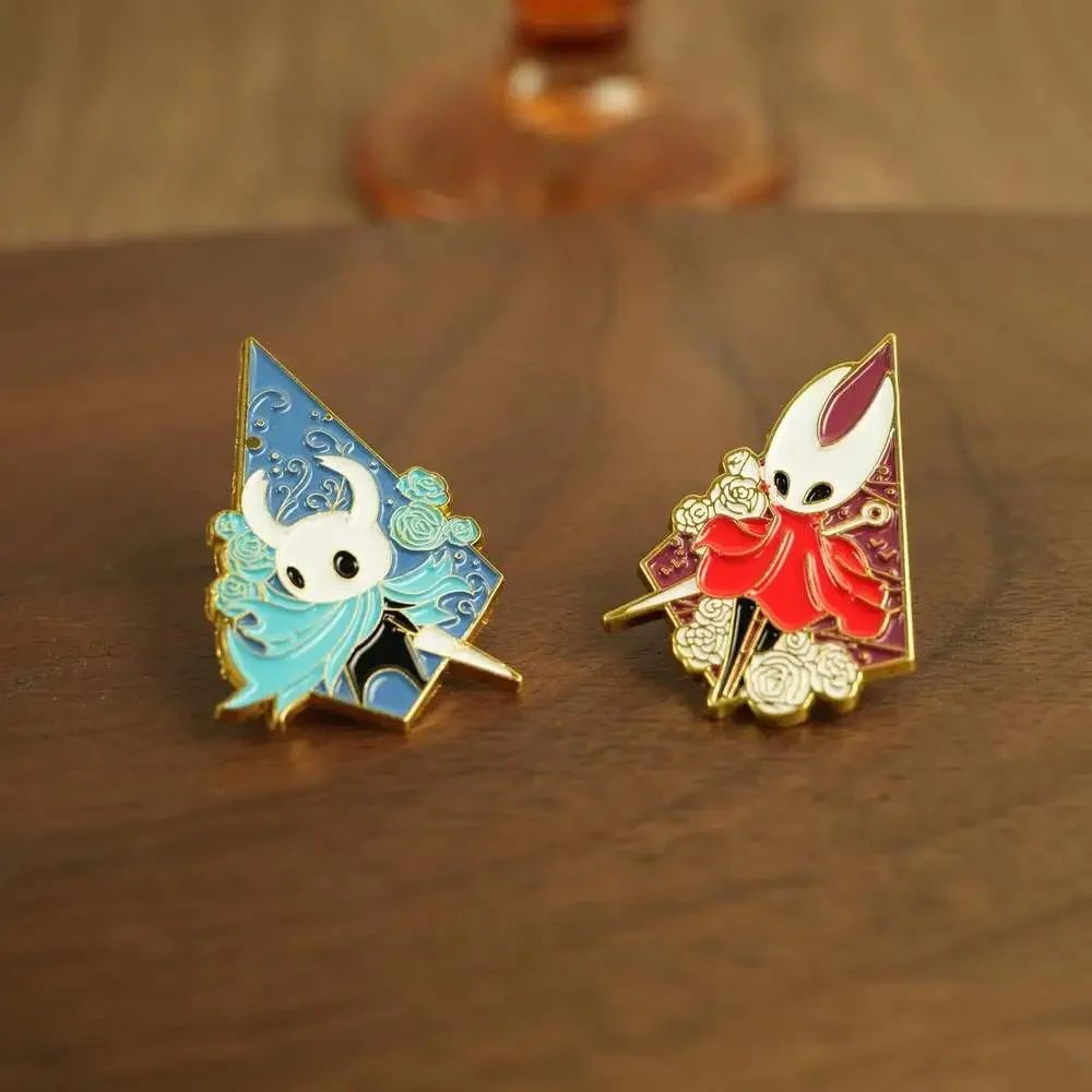 Hollow Knight Jewelry Set｜Silksong Necklace Pins Keychain Gift for Game Fans